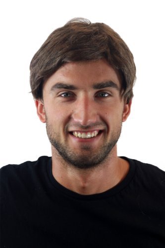 WIG ME UP ® - Quality Men's Wig synthetic brown short classic confident parting GFW355A-8
