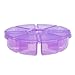 Voberry®1 Pcs Plastic Purple 8 Grids Plastic Desktop Storage Box Cosmetic Case (Pink)