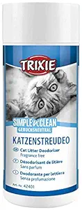 Trixie: - Simple'n'Clean Cat Litter Deodorizer (Odourless) | Keep Your Cat's Litter Box Smelling Fresh and Clean Every Day | Ideal for Multiple Cat Households - 200gm