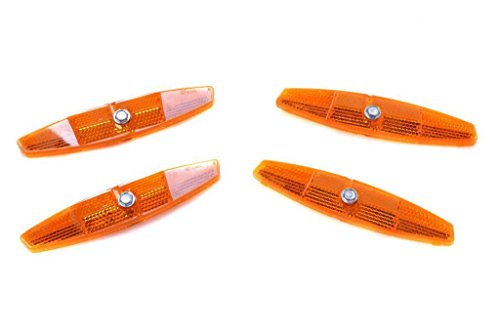 orange spoke reflectors