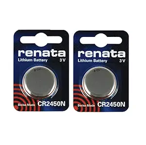 LUBA Renata Lithium Button Coin Cell Battery Swiss Made CR 2450-2PSC