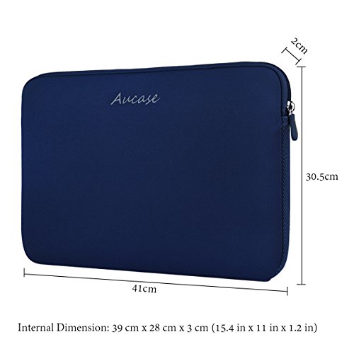 Aucase 15 6 Zoll Laptop H  lle  Laptoptasche  Notebooktasche  Ultrad  nne  St  rkste Neopren Wasserfeste Schutzh  lle f  r Laptops   Ultrabooks in Vie