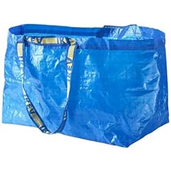 eLisa Ikea Lot de 5 grands sacs Frakta Bleu Capacité maximum 25 kg