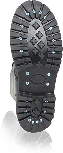 GEAR WALK Springerstiefel 10, 14 oder 30 Loch mit Stahlkappe und echtem Leder - 5