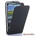 Produktbild Flip-Style Kunstleder Tasche Vertikal m. Halterung f. Samsung S7580/ S7582 Galaxy S Duos 2 - schwarz