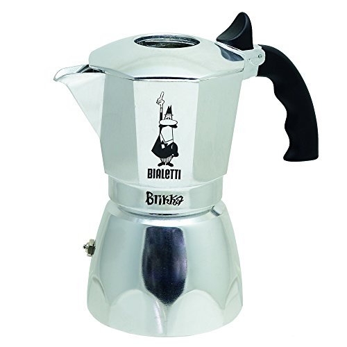 Bialetti 6184 Espressokocher 4 Tassen, Aluminium, silber, 10.2 x 17.8 x 20.3 cm Bialetti 6184 Espressokocher 4 Tassen, Aluminium, silber, 10.2 x 17.8 x 20.3 cm Bilder