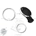 Produktbild Ring aluminium bunt Deko Cover Schlüssel Hülle Fernbedienung rund Notebook BMW Mini One Mini Cooper D S Countryman chiavit Ersatzteile Schale Schlüssel Auto Logo Key Ring Ringe Bunte Farbe Silber