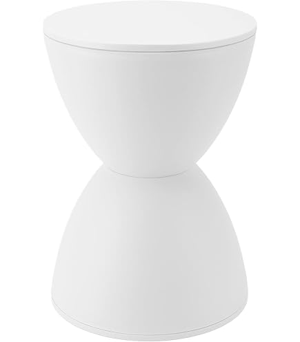 Sgabello Tetra Bianco Gedy In ABS, Compatto E Stabile, Altezza 43 Cm, Per Interni Moderni