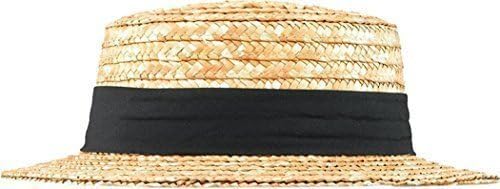 Bristol NoveltyAdult Fancy Party Headwear Accessory 1920's Rowing Boat Barber Straw Boater Hat