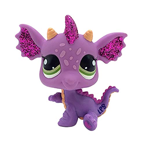 Preisvergleich Produktbild htfrgeds LPS-Haustier-Collie-Hundekind-Mädche... lösen nettes Purpur