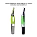 LED Touch Micro Trimmer Razor for Eyebrows Moustache Nose Ear Neck Micro Sharp Trim Precision Body -- Touch
