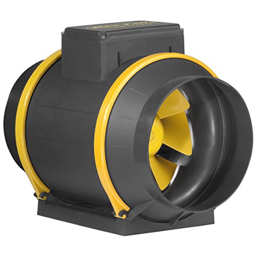 CAN Fans 4PS15006002 Extractor MAX-Fan Pro Series con 2 Velocidades, Amarillo, 33x26x23 cm