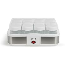 12 Pots Yaourt Verre 143ml Avec Couvercles - Compatibles Moulinex, Severin, Braun...