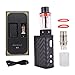 Produktbild E Zigarette Starterset COV MiniVolt 40Watt Mod Box Kit Einstellbarer Luftstrom Verdampfer Ohne Nikotin Und Tabak (Schwarz)