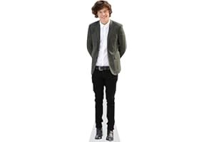 CELEBRITY CUTOUTS Harry E. Styles (Grey Blazer) Pappaufsteller lebensgross