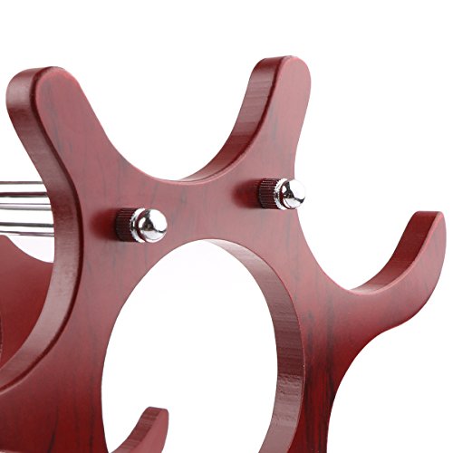 Weinregal Holz Weinregal für 6 Flaschen faltbar Halterung Creative rot Wein Regalen - 6