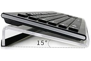 Earnmore Staffa della tastiera di gioco, Supporto per tastiera inclinato ergonomico, per videogiochi e digitazione