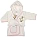 Milarda Kidswear Baby Girls' Robe White-Pink 50 (0 Monat)