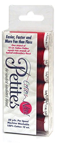 SulkyCotton Sulky Sampler 12wt Petites-Redwork Assortment