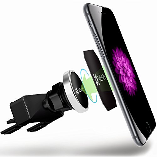 Vena supporto magnetico auto [Magnetic | DISC-M] Universale CD Slot Alluminio Car Mount supporto magnetico per smartphone, iPhone X/8/8 Plus/7/7 Plus, Galaxy S9 / S9 Plus /Note 8 / S8/S8 Plus, Moto G5/G5 Plus, LG G6, Google Pixel/XL