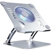 Daytona ST804 11-17.3" Uyumlu USB Soğutma Fanlı Al&uuml;minyum Macbook Standı (G&uuml;m&uuml;ş)