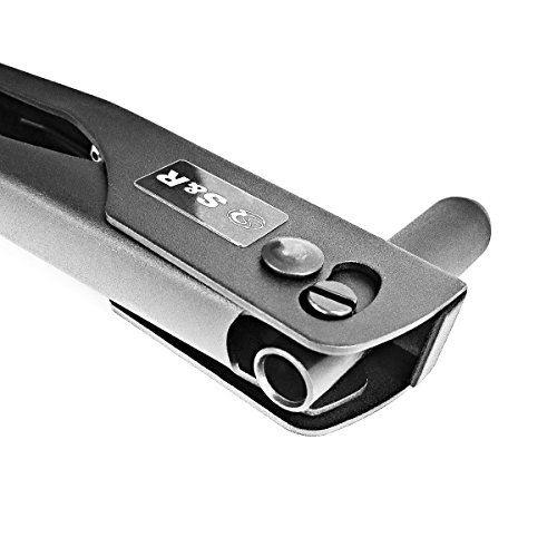 S&R Einhand-Blindnietzange 2,4-5,0mm für STAHL und ALUnieten mit haltbare und robuste Stahlkonstruktion für ALU und STAHLnieten - 6