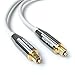 Produktbild 2m Toslink Kabel Premium Qualität in Weiß | Optisches HQ Audiokabel von JAMEGA