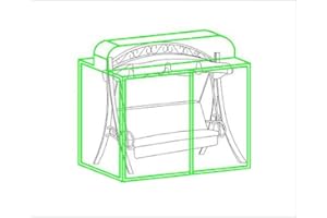 Loywe stabile Schutzhülle für Hollywoodschaukel Gartenschaukel für (LW51) LWG112New