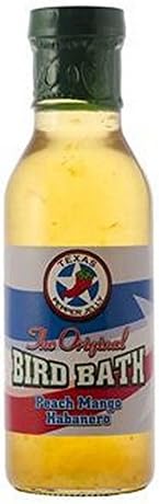 Texas Pepper Jelly Habanero Texas Bird Bath - Peach Mango - 340g (12 oz)