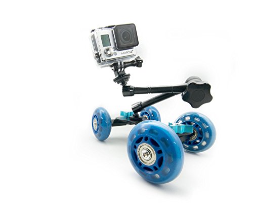 QUMOX DSLR vid  o Gopro Hero Cam  ra Trolley Car friction Dolly Skater reposer bras jambes stabilisatrices ralenti timelapse hyperlapse pour Action Sport cam  ra cam  ra casque DSLR Canon Nikon Sony Fujifilm Olympus S  1000 SJ3000 SJ4000 SJcam SJ5000 ainsi wifi Gopro Hero 1 2 3 3     4 1080p 720p 60fps Full HD