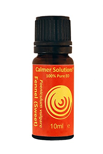 Calmer SolutionsFennel Sweet Essential Oil 10ml – 100% Pure & Natural – Steam Distilled – Aromatherapy Grade – for Diffuser, Massage, Bath, and Skincare – Bottled in The UK