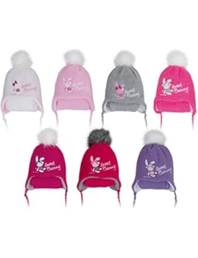 Winter Mütze Babymütze Mädchenmütze ( Nur 1 Stück , kein Set.) Edel Kindermütze Beanie Warm Gr: 46 - 50 cm Kopfumfang...