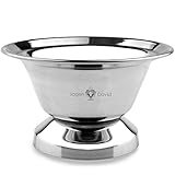 Jagen David ® XL9 - Shaving Bowl For Manual Shaving with Double edge razors, safety razors, straight razors, damascus razors (Silver)