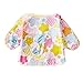 Lovely Girl Smocks Baby Feeding Clothes Baby Bibs Big Star ,Colorful