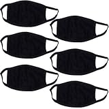 TI AMO Anti-Pollution Dust Cotton Unisex Mouth Half Face Mask (Pack of 6 pcs)