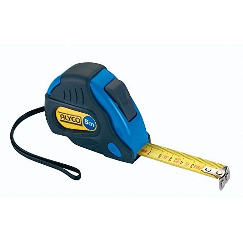 Alyco 197310 Flexómetro Bimaterial, 25 mm x 5 m
