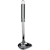 Fackelmann Mestolino per Condimenti con Beccuccio, in Acciaio Inox Lavabile in lavastoviglie Dimensioni 29x8,2x4,8 cm Per sug