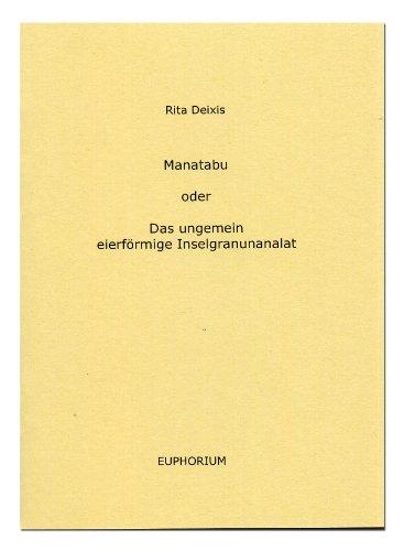 Read Pdf Manatabu Oder Das Ungemein Eierförmige - 