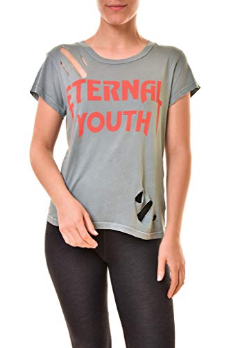 Preisvergleich Produktbild Wildfox Frauen Ewige Jugend Thrashed T-Shirt Grau XS