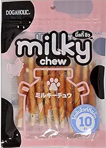 Dogaholic | Dog Treats| Favorite Flavors Available with Multi Packs (Chicken Stick Style and Biscuit Twined with Chicken)