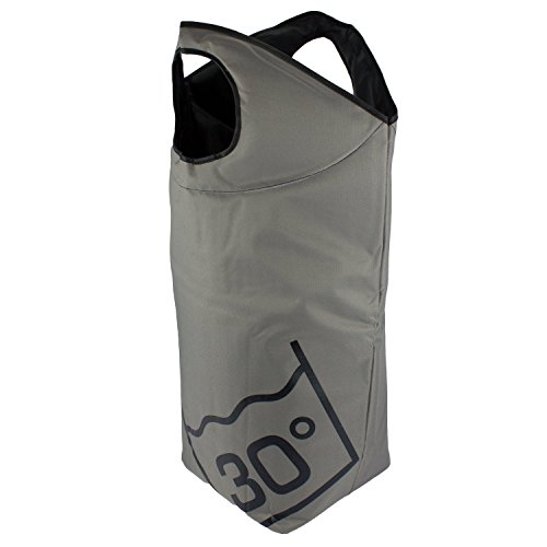 Tempracell Wäschekorb, Polyester, ca. 100 L Volumen, grau, 55 x 80 x27 cm - 2