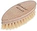 Produktbild matches21 Bürste aus Holz mit Aufdruck Gemüsebürste Handbürste Oval Natur Zum Selbstgestalten 1 Stk. 13,5x5x3,5 cm