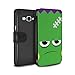 Price comparison product image Stuff4 PU Leather Wallet Flip Case/Cover for Samsung Galaxy J5 2016/Frankenstein Design/Halloween Character Collection