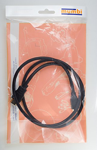 mumbi High Speed MINI HDMI Kabel Full HD 3D / Mini HDMI C Stecker auf HDMI A Stecker – VERGOLDETE Kontakte 1m - 7