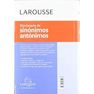 Dicc. De Sinonimos Y Antonimos