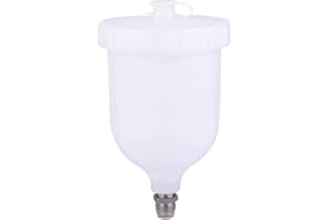 MEIYYA Summer Enjoyment ????????? ???? Spray Gun Pot,600ml Spray Gun Pot Gravity Feed Plastic Paint Cup for D-evilbiss GTI/T-EKNA Pro Pri FLG