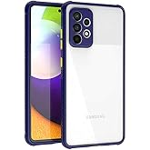 Spia Samsung Galaxy A52 ile uyumlu Kılıf Lacivert Sole Sert Kapak Orijinal Esnek İnce Geliştirilmiş Dayanıklı Darbe Karşıtı K