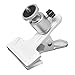 Price comparison product image Fyoung Metal Spring Clamp Clip 360 Degree Swivel with 1/4" Screw Ball Head for NetGear Arlo, Arlo Pro, Arlo Go Security Camera, HTC VIVE, Oculus Rift, Webcam (white)