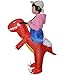 Produktbild Corneliaa Aufblasbare Dinosaurier Lustiges Kleid Kinder Halloween Kostüm Drachen Party Kleidung Reiten Karneval Cosplay Kostüm Kostüm