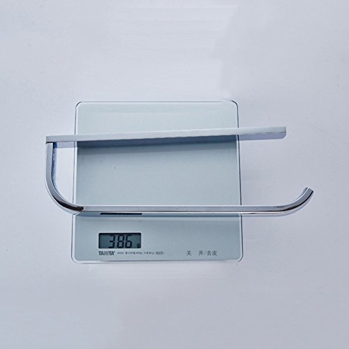 Aothpher 30cm Messing Handtuchhalter extra lang Toilettenpapier -Rack, polierte Chromoberfläche - 5